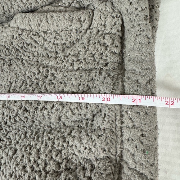 Abercrombie & Fitch soft A&F Sherpa gray collared 1/4 zip size large collared - Picture 6 of 9